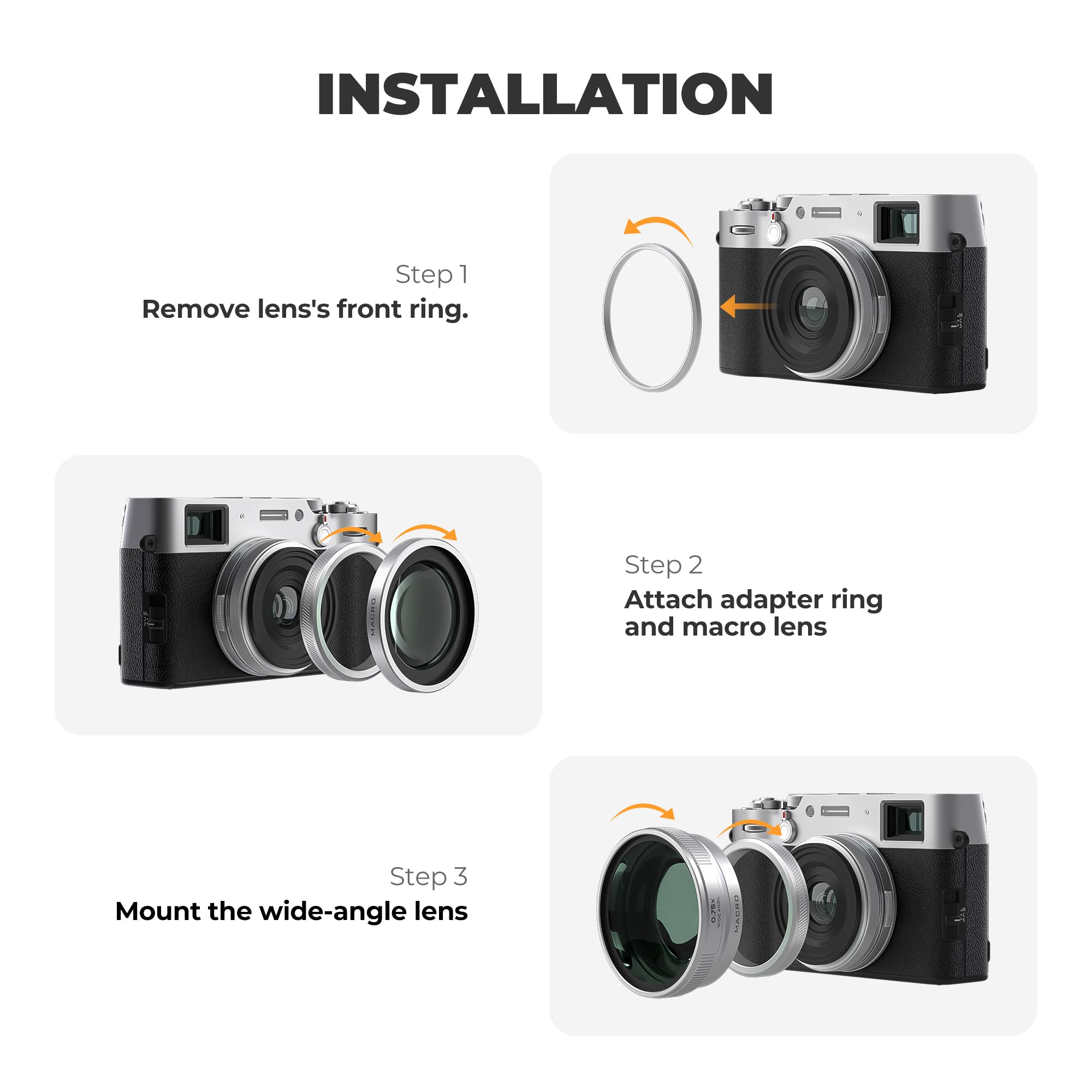 Amazon.com : Freewell 2-in-1 Wide Angle & Macro Lens